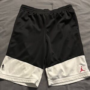Jordan Youth L Black and White Shorts